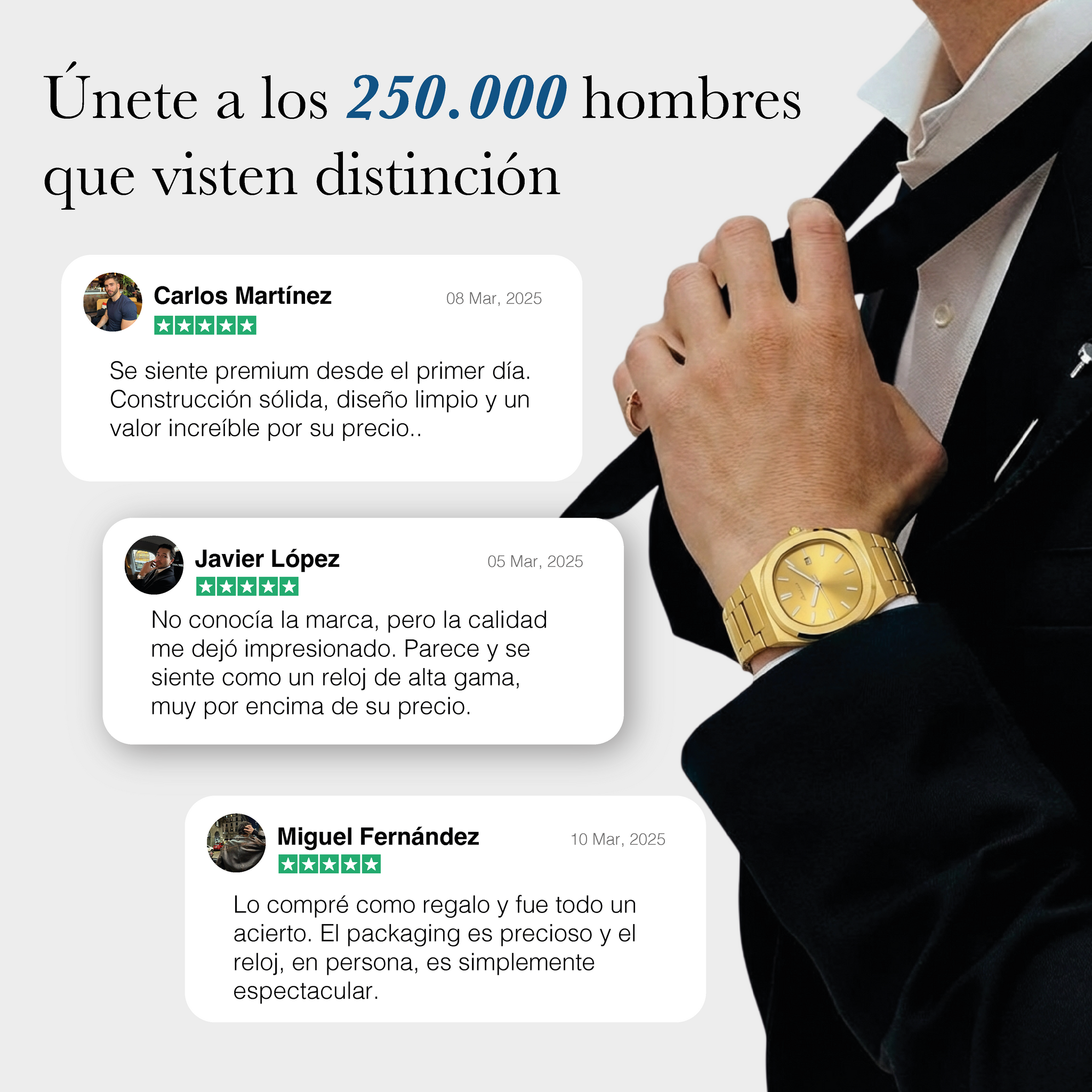 Aurelius Watch Gold Midnight